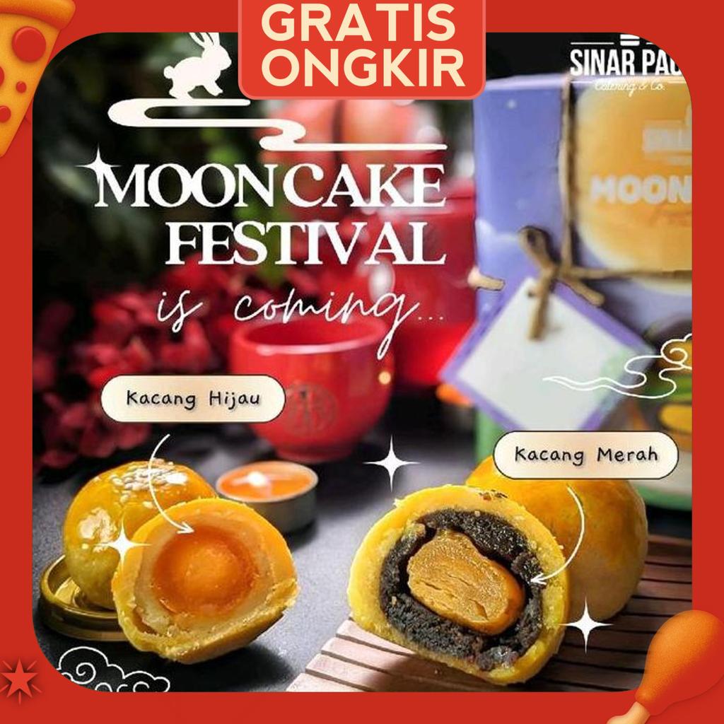 Moon Cake Telur Asin Halal / Kue Pia Bulan Sinar Pagi