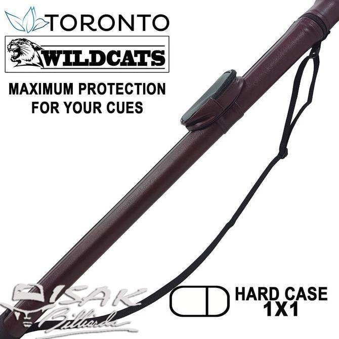 Toronto Wildcats 1X1 Case 115 - Tas Stick Hard Cue Billiard Biliar