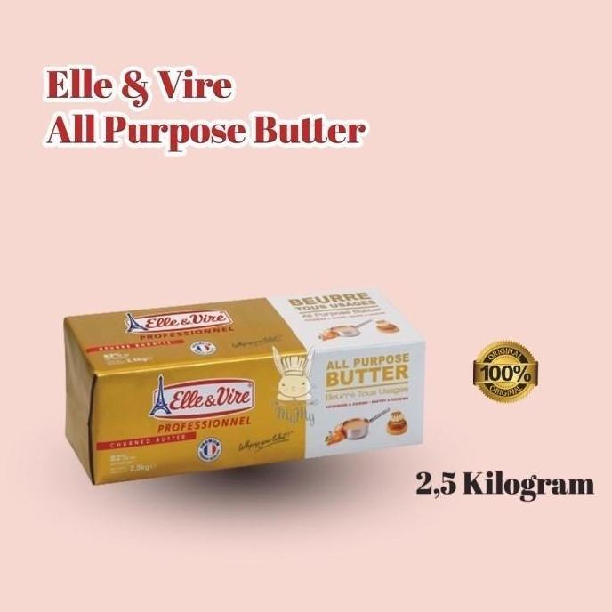 sendikoseller - elle vire all purpose butter unsalted 2.5kg