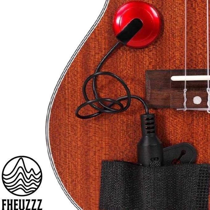 Pickup Gitar Biola Banjo Mandolin Ukulele Tempel Piezo Kontak Mikrofon