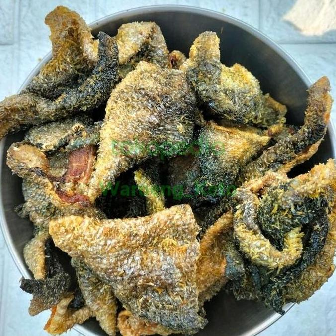 Kerupuk Kulit Ikan Mentah - Rambak Ikan Salmon Dan Ikan Patin Mentah