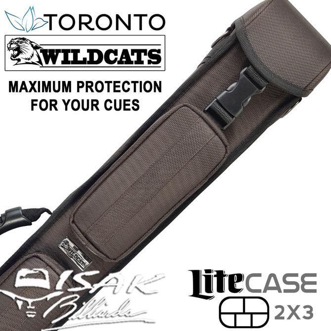 Toronto Wildcats 2X3 190 Hard Lite Cue Case Tas Stick Billiard Biliar