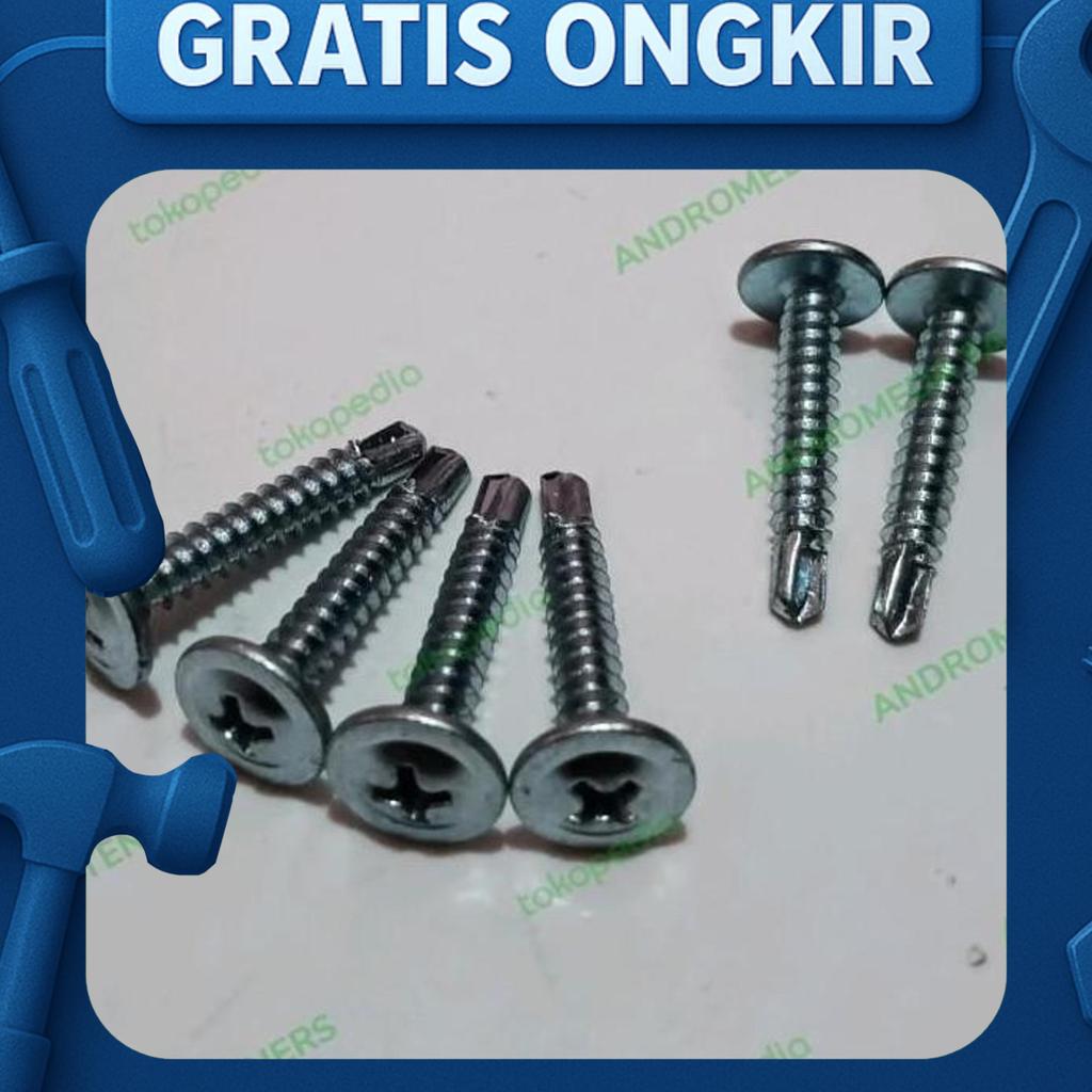 Skrup Truss Head Sds 8X16