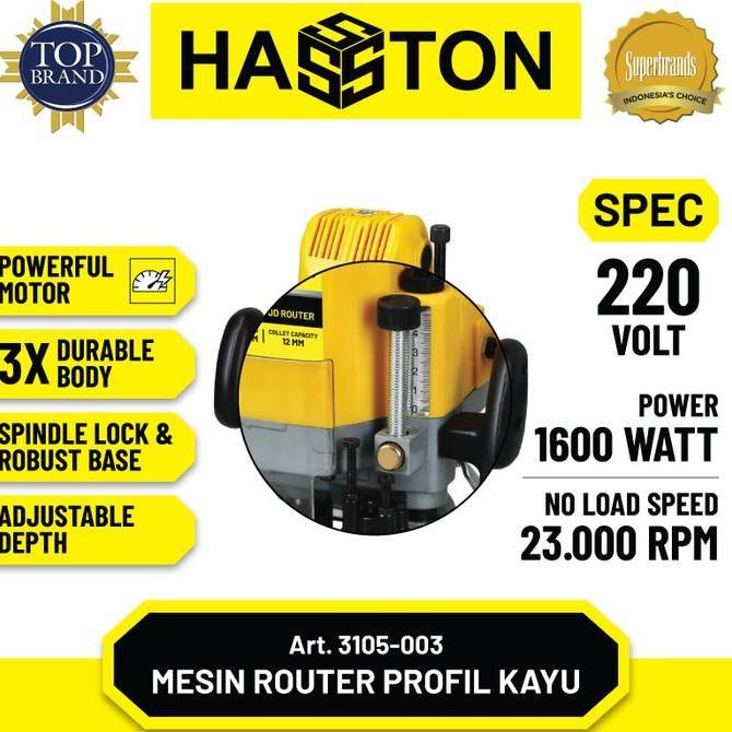Murah Hasston Mesin Router Kayu / Mesin Profil Kayu (3105-003)