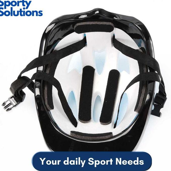 shopgrabakan - 7pcs helm deker anak pelindung sepatu roda skater 5-12 tahun