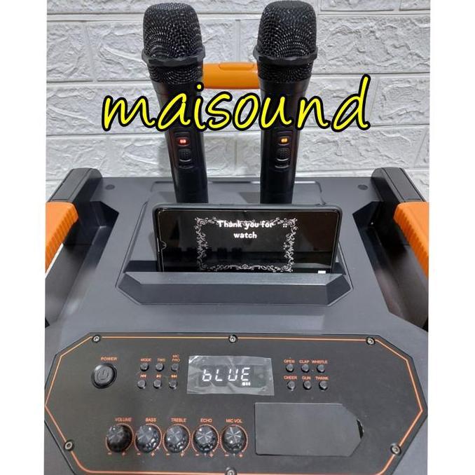 SPEAKER PORTABLE MEETING 12 INCH ADS TC12F ADS TC 12F FREE 2 MIC ORI