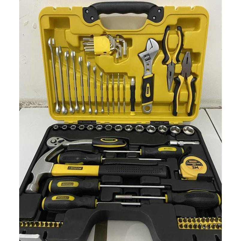 Terlaris Mechanical Toolset Krisbow 78Pcs / Toolset Mekanik 78 Pcs Krisbow