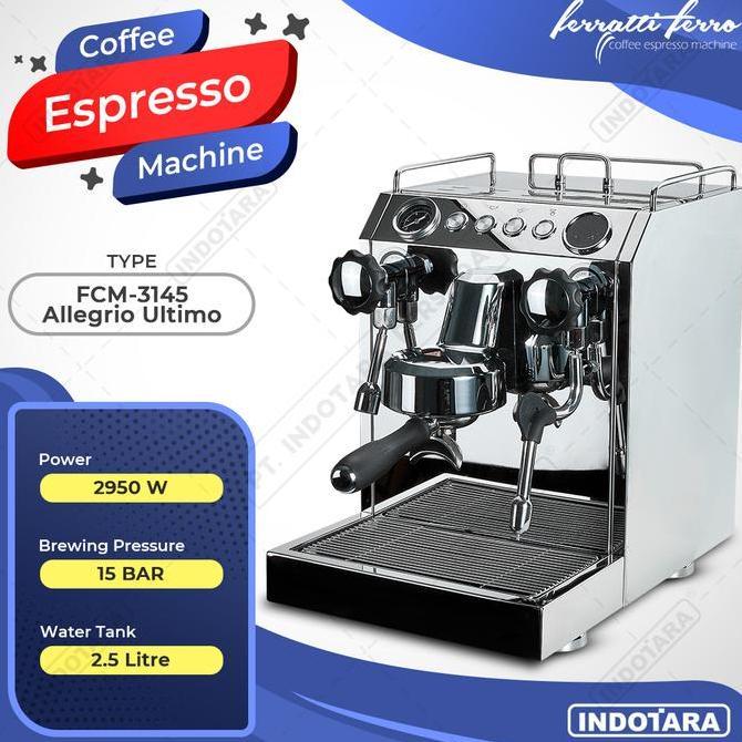 Terlaris Mesin Kopi Espresso Ferratti Ferro Fcm-3145 Allegrio Ultimo