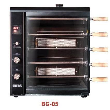 Terlaris Getra Bg-05 Mesin Panggang Ayam Sistem Putar Gas Rotisseries / Oven Untuk Memanggang Ayam D