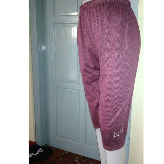 Okegzn - Legging Bebe Babat dan Bebe Polos 7/8 Wanita