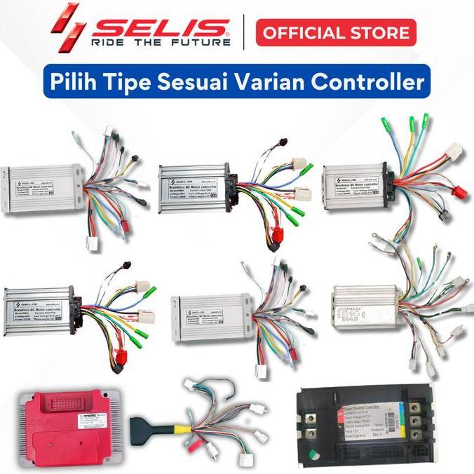 SELIS - Controller Ecu 24V 36V 48V 60V 72V Sepeda Motor listrik Universal ( Controller )