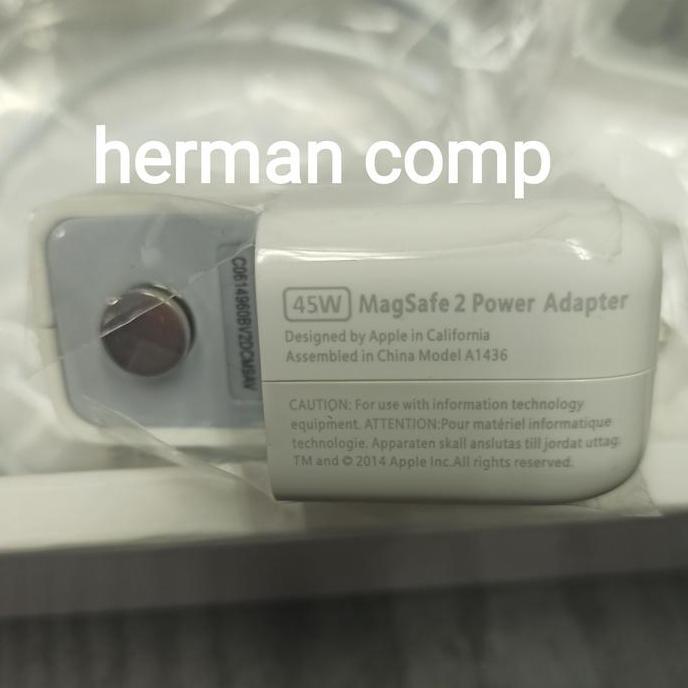 New- Original Charger Macbook Air 2012 2013 2014 2015 2016 2017 45W Magnet