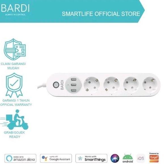 BARDI SMART POWER STRIP EXTENSION Colokan Promo Premium
