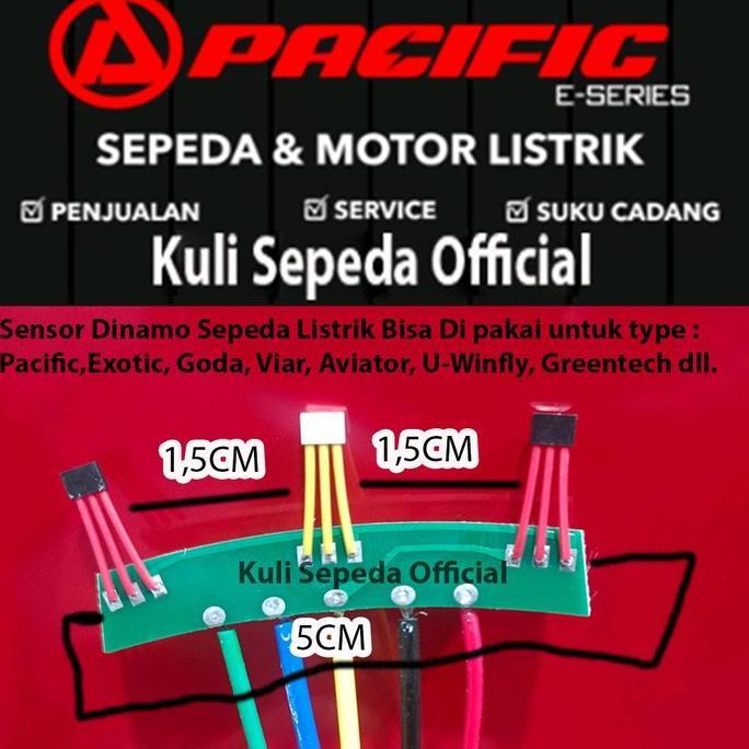 Sensor Dinamo Sepeda Listrik Universal Semua Type Dengan Syarat Panjang Nya Sama.
