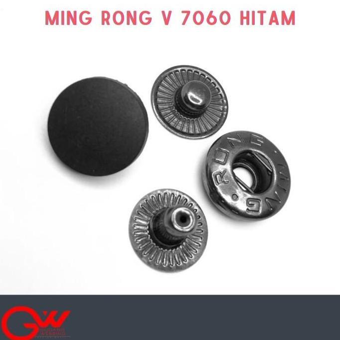 CETET BESI / CETET 15MM / KANCING BESI / MINGRONG V 7060 HITAM PACK Promo Premium