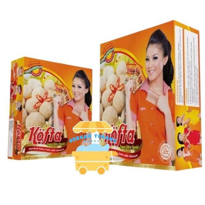 Kofta Tepung Bakso Penstabil Adonan Bakso 35Gr 1 Dus 102 Pcs Tepung Baso Kofta Spesial