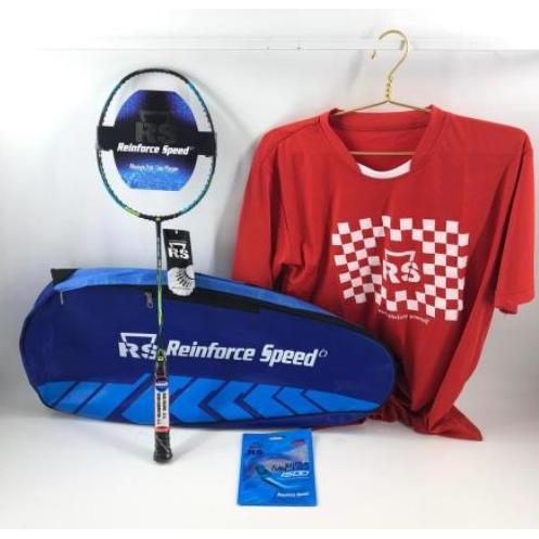 RAKET BADMINTON RS ISO POWER 777 EVO PAKET SENAR-KAOS-TAS ORIGINAL Terlaris