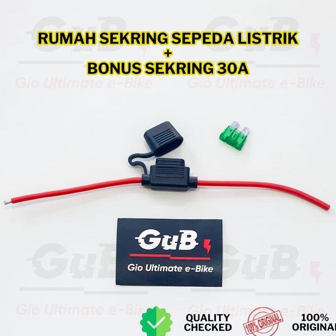 Rumah Fuse Tancap Sepeda Listrik Rumah Sekring Sepeda Listrik Bonus Sekring Dengan Kabel