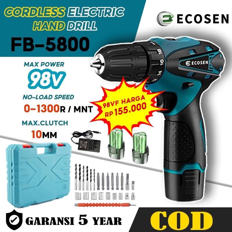 Mesin Bor Baterai Tangan 98Vf /Bor Cas/Mesin Bor Baterai/Bor Baterai/Bor Cordless