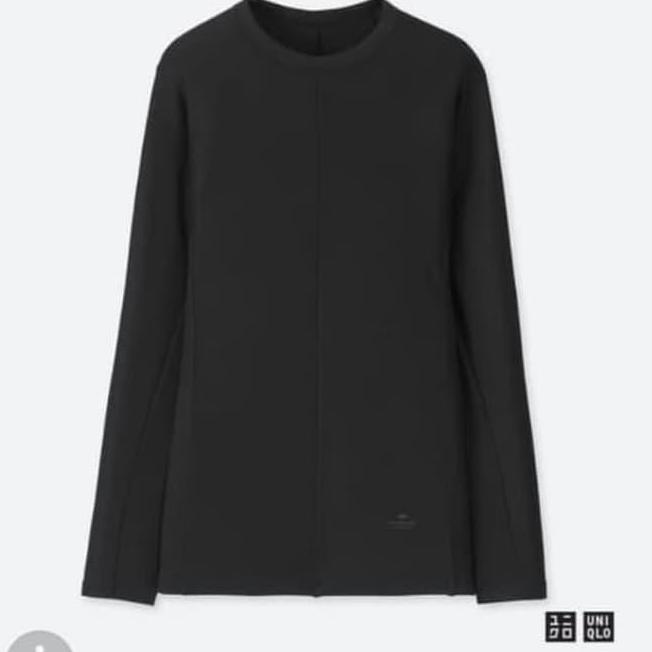 uniqlo heattech ribbed crew neck/uniqlo/uniqlo heattech woman
