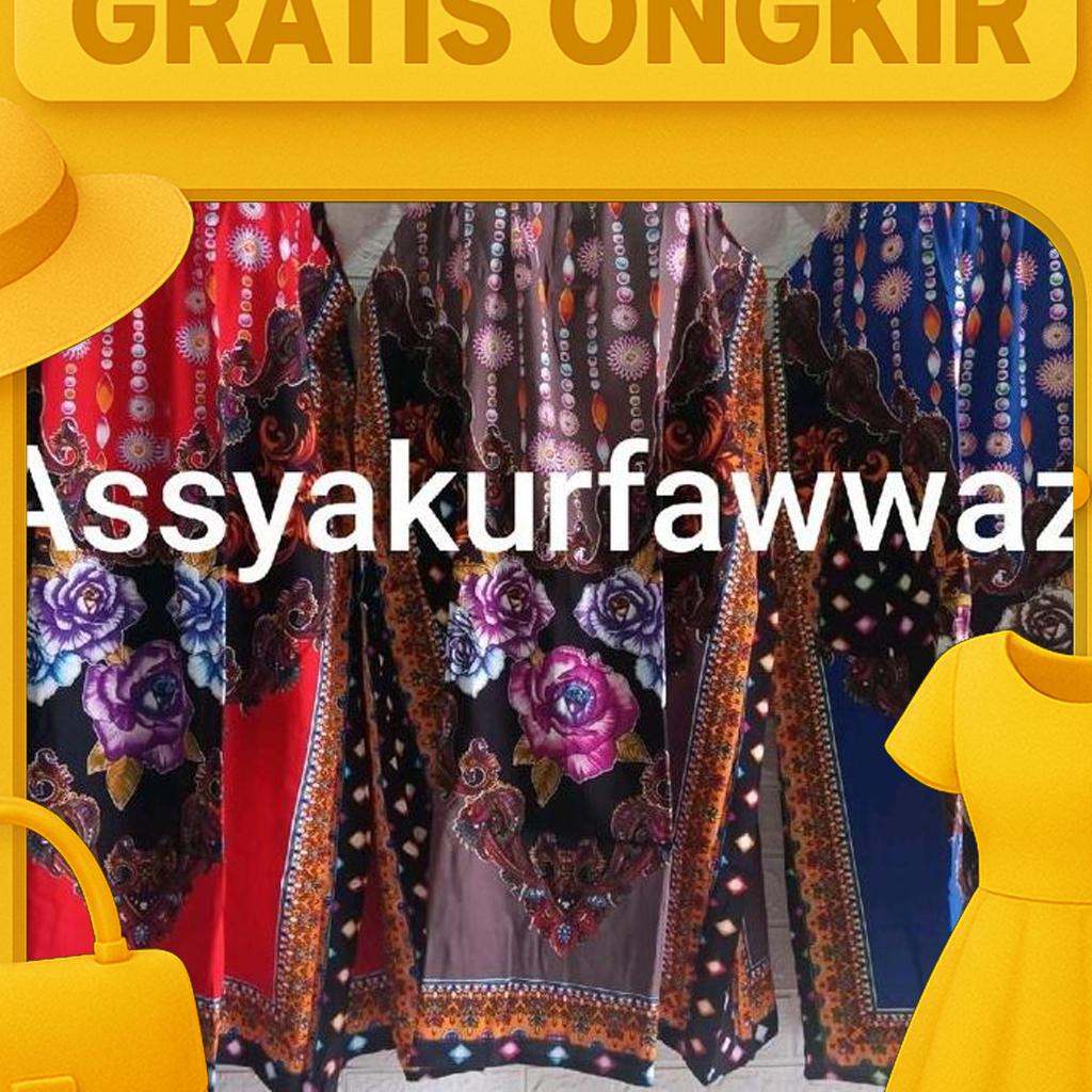Daster Yukensi Batik Lie Ing Ld 130 Motif Tirai