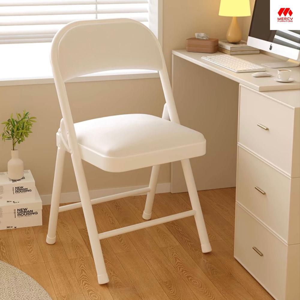 Kursi Lipat Kursi Duduk Portable Empuk Kursi Belajar Kursi Cafe Minimalis