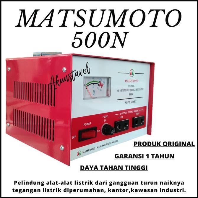 Stavolt Matsumoto 500N - Stabilizer Listrik 500watt