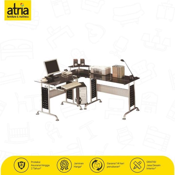 Terbaru Atria Meja Komputer Athena L Furniture