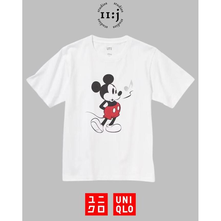 Kaos UNIQLO UT Disney Mickey Mouse Limited Edition Orinal - White