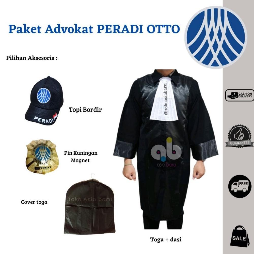 [Peradi Otto] Toga Advokat | Toga Pengacara | Pelantikan | Peradi Otto | Paket Lengkap | Redy Stok