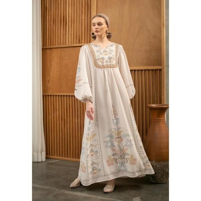KARIMAKE Wiyaga Dress Color Almond