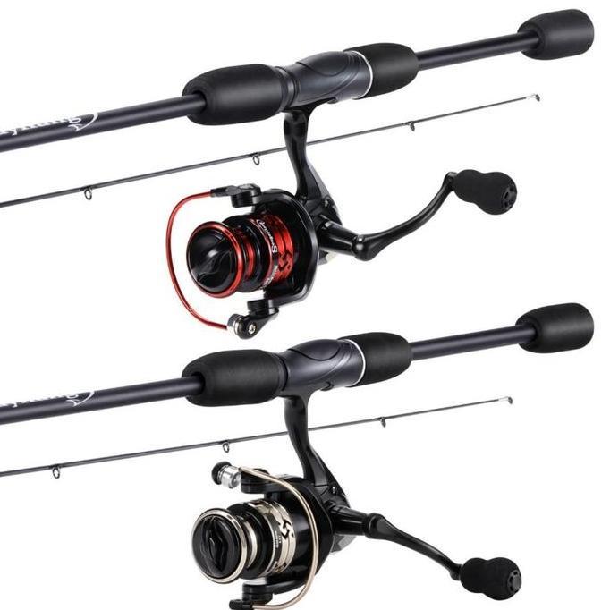 Set Reel Pancing Set Pancing  1.8M Dan Rasio Gear 5.2:1. Logam Reel Pancing Set Lengkap 1 Set Joran 