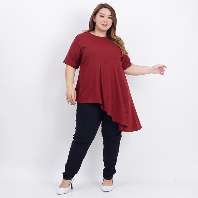 BLOUSE WANITA FASHION KOREA JUMBO BSIZE 025 BAJU HAMIL PESTA KERJA
