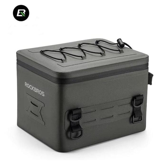 Rockbros AS-125 Tas Bagasi Waterproof Sepeda Motor Pannier Rear Rack Luggage Motorcycle Bag