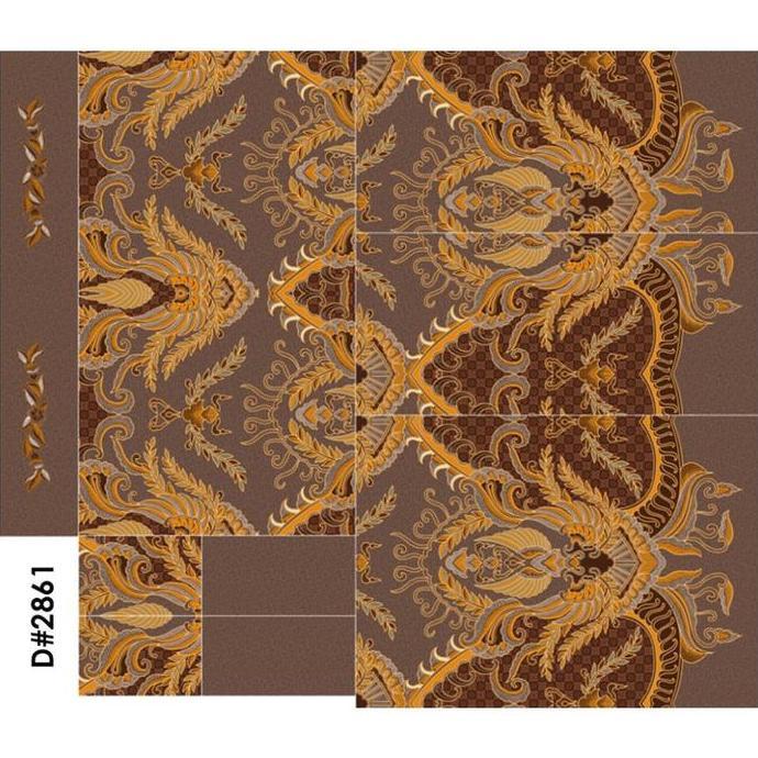 Kain Batik Tulis / Kemeja Batik Tulis / Pola Baju Batik - 2861 - Pola Panel
