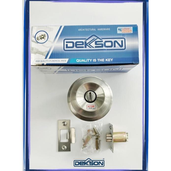 Kunci Bulat Kamar Mandi Dekkson KCBL 8587 BK Dekkson Handle Bulat Kamar Mandi Dekson murah