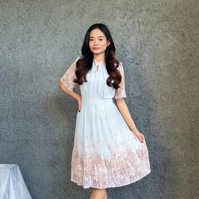 Cikistore - Zoey Dress Wanita Korea Style | Midi Dress Casual Ceruty Premium