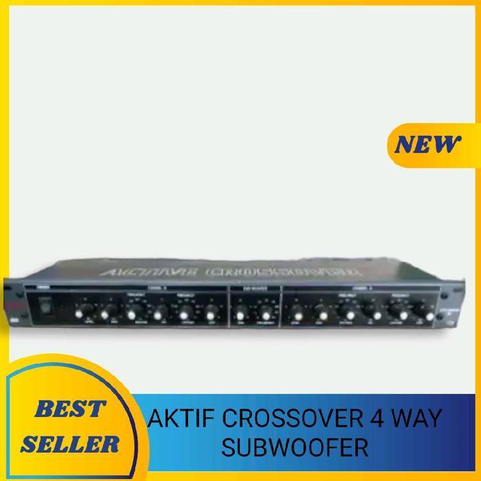 Aktif Crossover 4 Way+ Subwoofer Siap Pakey. Audio Original Dan Terpercaya