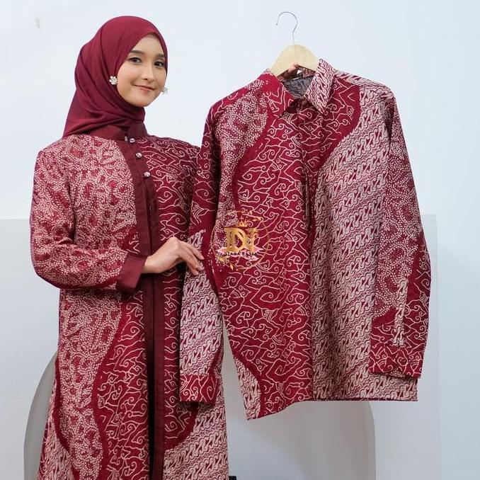 COUPLE OUTER GAMIS BATIK by diana Batik Trusmi