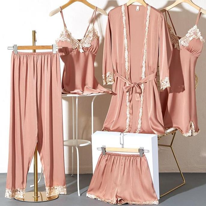 Set Piyama Kimono Baju Tidur Sleepwear Wanita Dewasa Kado Hadiah Ulang Tahun Anniversary Pernikahan 