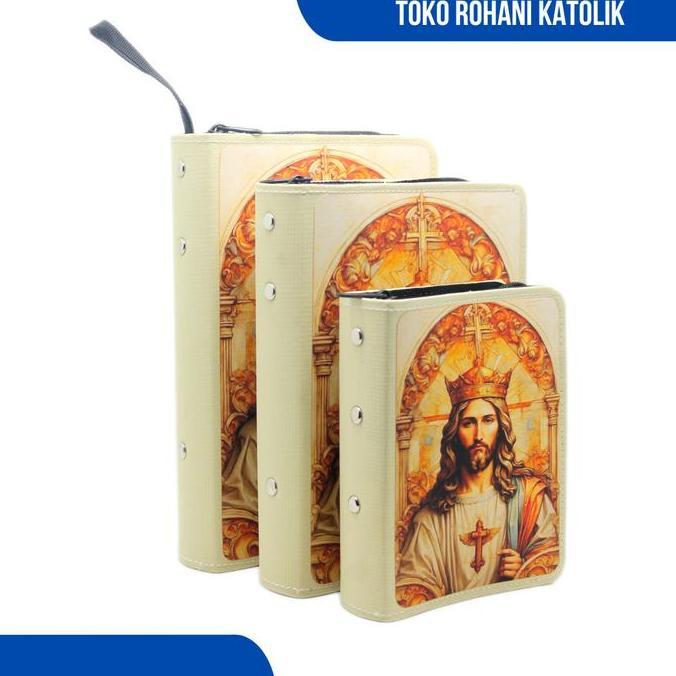 SAMPUL ALKITAB (KRISTUS RAJA) SAMPUL ALKITAB KECIL - COVER ALKITAB SEDANG - SAMPUL ALKITAB BESAR