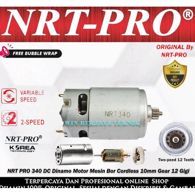 DINAMO MOTOR BOR TANGAN CORDLESS 20V NRT PRO DC 340 STARTOR BOR BATERAI 20 V DC340 340 DC 340DC ORIG