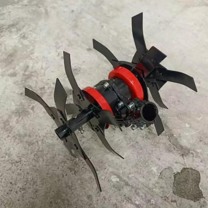 Alat Penggembur Tanah Mini Tiller Head Weeder Cakar Penyiang Gulma Mesin Potong Rumput