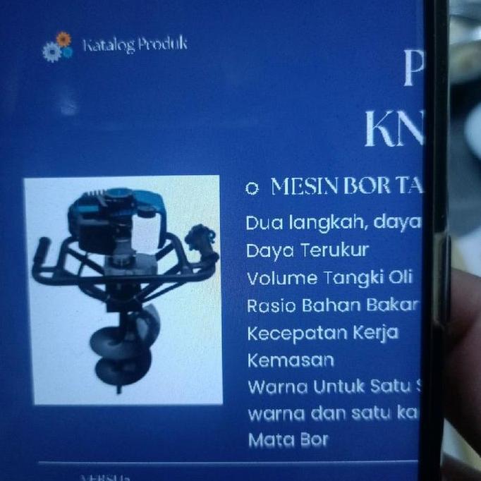 Brillo Mesin Bor Tanah Km F4200 / Mesin Bor Tanah 8" 200Mm / Alat Bor Tanah