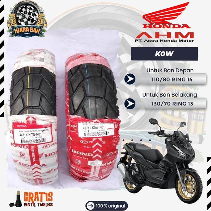 GWEENSHAND4 - BAN MOTOR HONDA ADV FEDERAL AHM ASLI | BAN DEPAN 110/80-14 & BELAKANG 130/70-13 ORIGIN