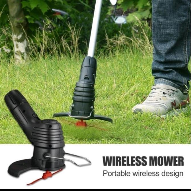 Alat Pemotong Rumput Baterai Cordless Mesin Pemotong Rumput Listrik Mini
