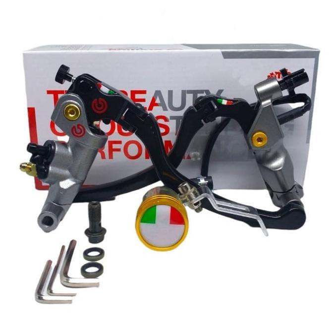 [ BISA COD ] MASTER REM IZUMI BREMBO SINGLE TABUNG CNC ASSY SEMUA MOTOR MASTER REM AEROX LEXI MIO FI