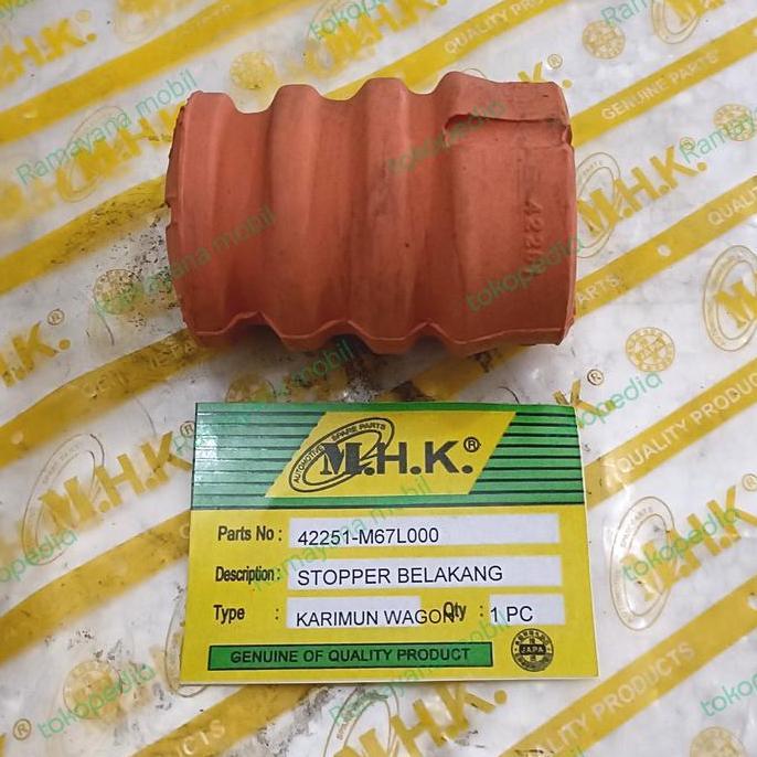 Stopper belakang karet bumper MT/AT Mobil Karimun Wagon R AIJ-310F