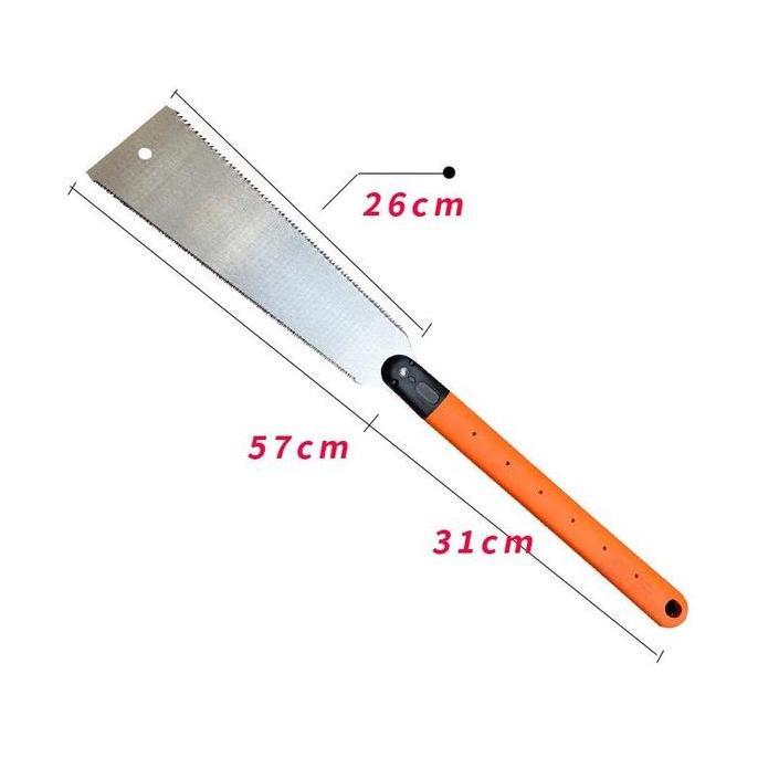 Grosir 57Cm Gergaji Kayu Super Tajam Jepang Gergaji Kayu Jepang Dua Sisi Gergaji Tajam Jepang Graji 