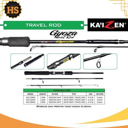Produk Baru Rod Spinning Kaizen Gyoza Travel Rod